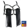 The Red SOUTIEN GORGE EN CUIR AVEC FRANGES